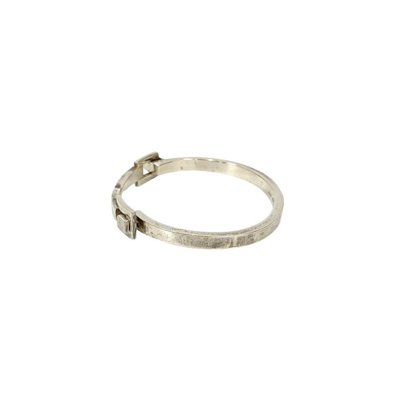 Gucci Horsebit Belt Motif Bangle Silver 925 Bracelet Accessories