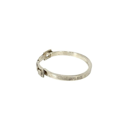 Gucci Horsebit Belt Motif Bangle Silver 925 Bracelet Accessories
