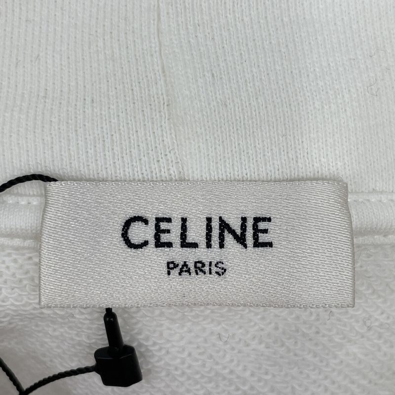 Celine White 2y668670q Sweatshirts Hoodie Pullover Shirt S