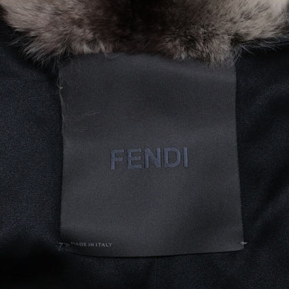 Fendi Real Fur Coat with Chinchilla Switch 42
