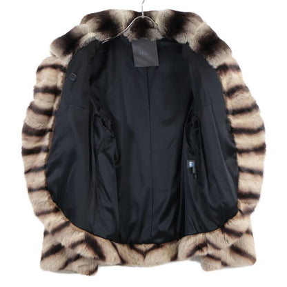 Fendi Real Fur Coat with Chinchilla Switch 42
