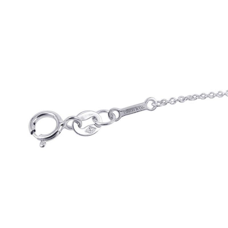 Tiffany & Co. Necklace Diamond Long Total 18K White