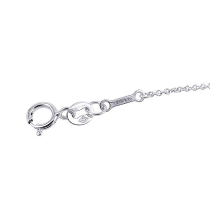Tiffany & Co. Necklace Diamond Long Total 18K White