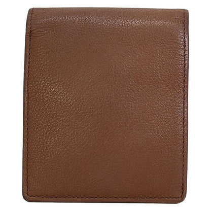 Yves Saint Laurent Bifold Wallet - Dark Brown Leather