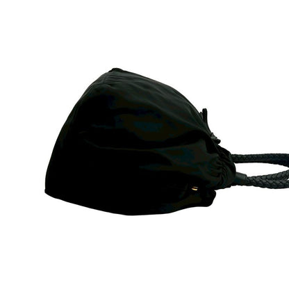 Prada Logo Hardware Ribbon Tessuto Nylon Leather 2-Way
