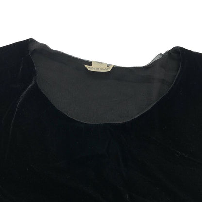 Hermes Velvet Dress Black 42