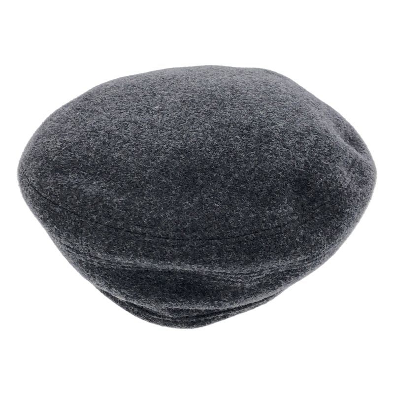 Hermes Wool Cashmere Beret Gray 58