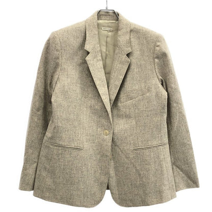Hermes Wool Tailored Jacket 47-7252 Ivory 42