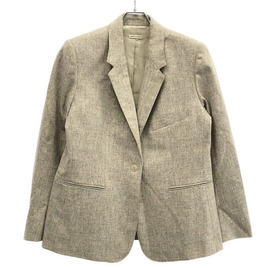 Hermes Wool Tailored Jacket 47-7252 Ivory 42
