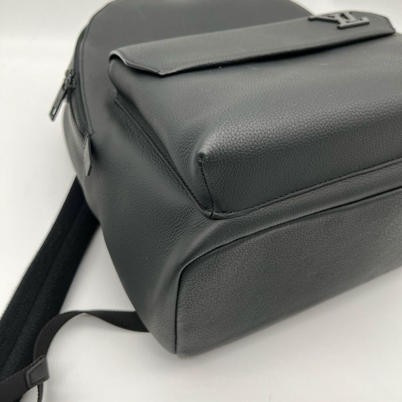 Louis Vuitton LV Aerogram Pilot Sling Bag Leather Noir Black