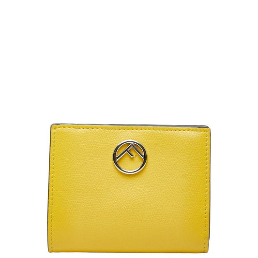 Fendi Huiz 8m0387 Yellow Leather Women's Fendi