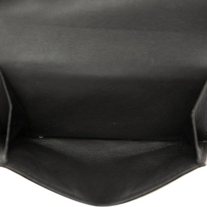 Louis Vuitton Monogram Eclipse Discovery Trifold Compact Wallet M67630 Black