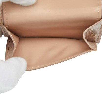 Prada Trifold Compact Wallet 1mh021 Beige Viterodino Leather Women Prada