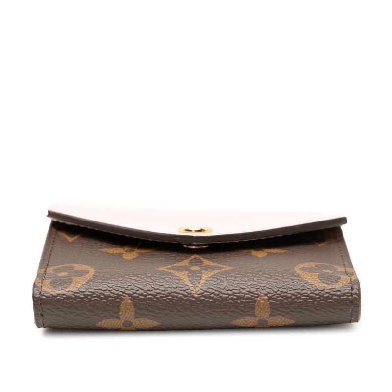 Louis Vuitton Monogram Portefeuille Zoe Trifold Compact Wallet M62933 Brown