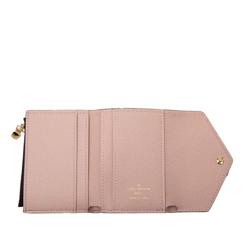 Louis Vuitton Monogram Portefeuille Zoe Trifold Compact Wallet M62933 Brown