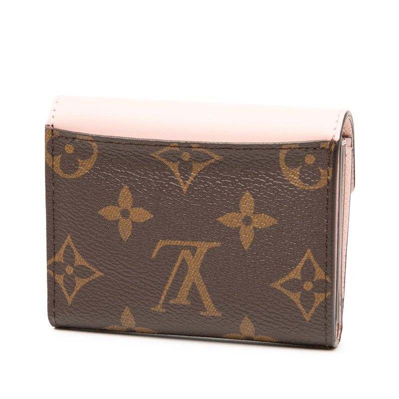 Louis Vuitton Monogram Portefeuille Zoe Trifold Compact Wallet M62933 Brown