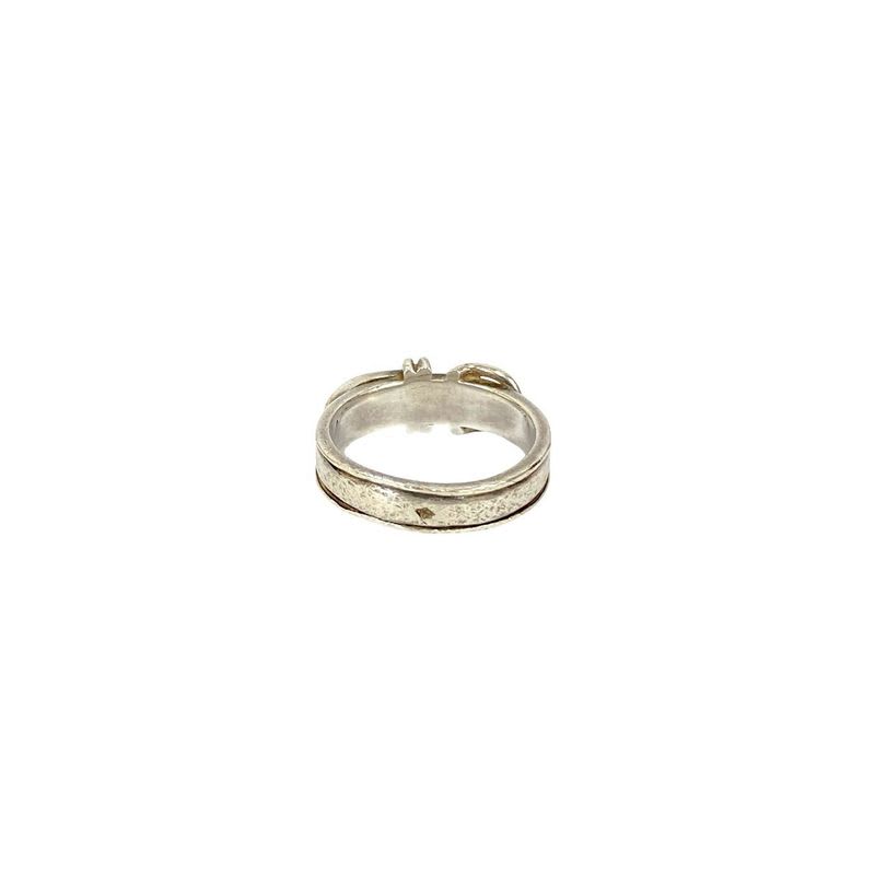 Hermes Suntulle Belt Motif Silver 925 Ring No 10 Accessory 90503