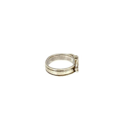 Hermes Suntulle Belt Motif Silver 925 Ring No 10 Accessory 90503