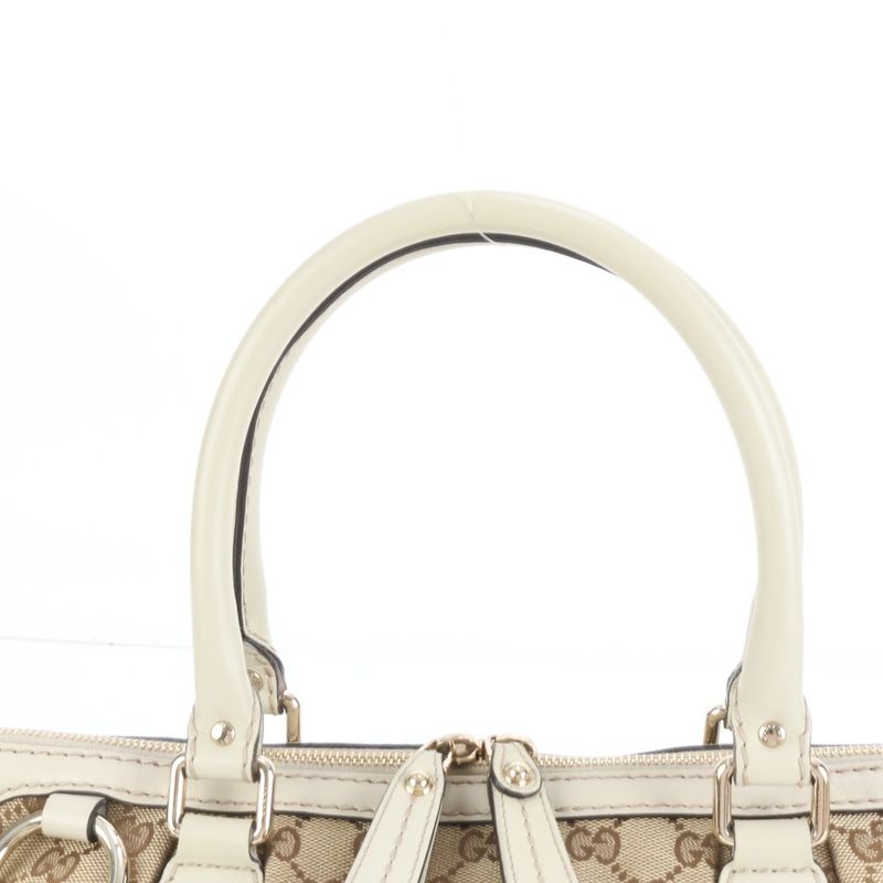 Polar Gucci GG Canvas Sookie 247902 Leather 2WAY Shoulder Bag Crossbody Hand