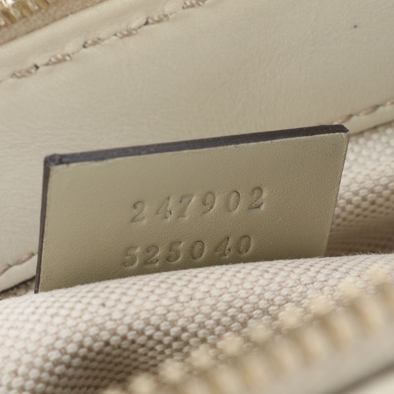 Polar Gucci GG Canvas Sookie 247902 Leather 2WAY Shoulder Bag Crossbody Hand