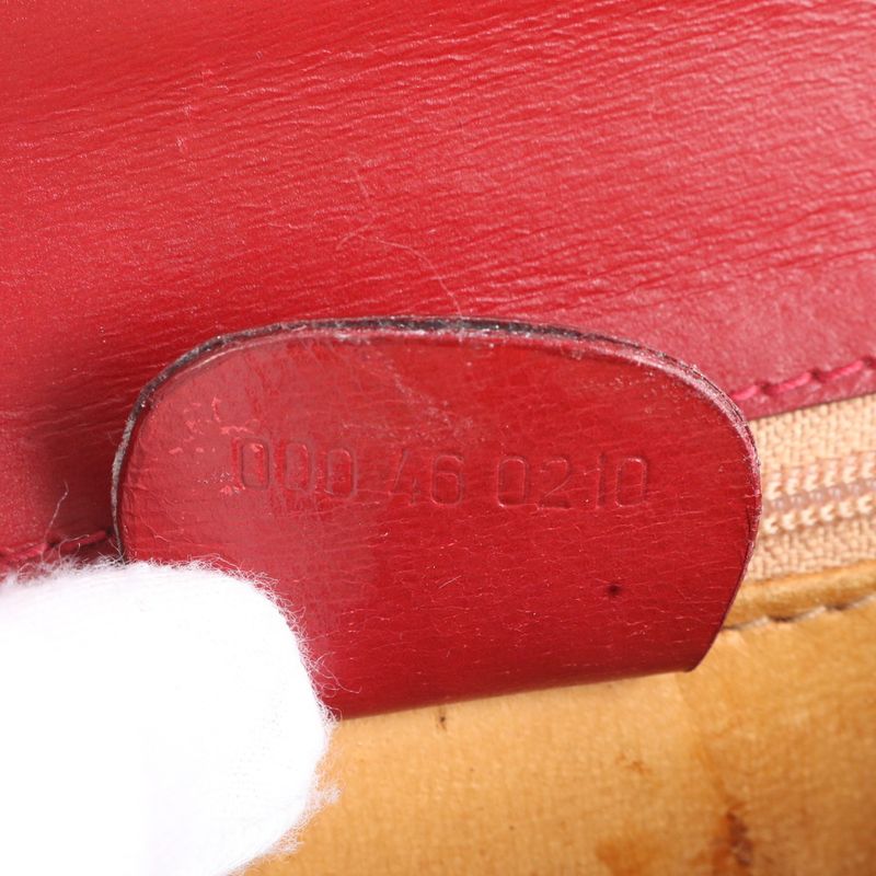 Polar Vintage Old Gucci Lady Lock Leather 2WAY Shoulder Bag Crossbody Hand Tote