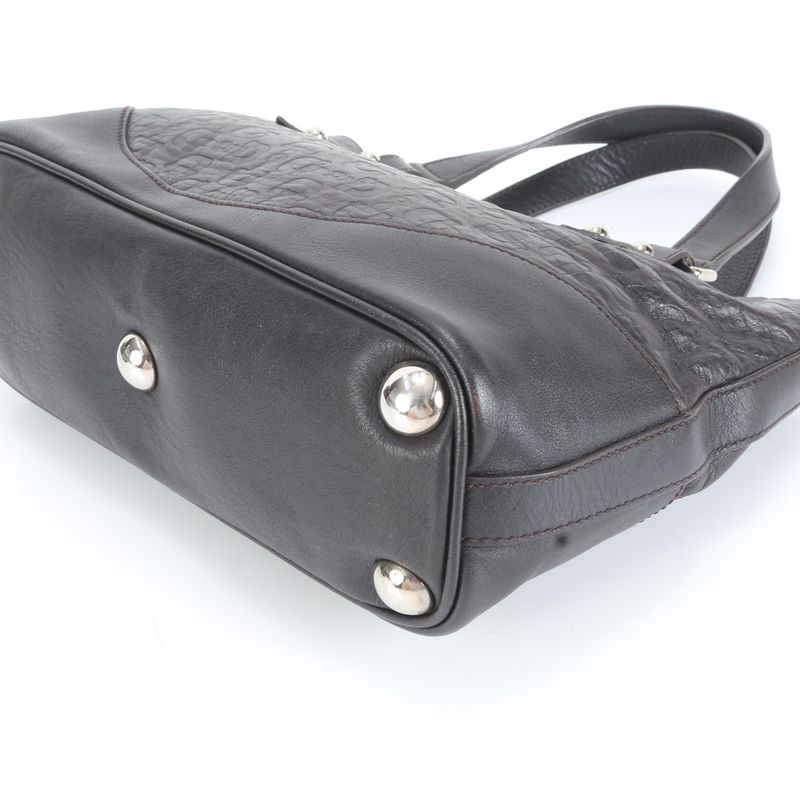 Polar Gucci Horsebit 272392 Leather Tote Bag Hand Brown Silver Hardware Women's