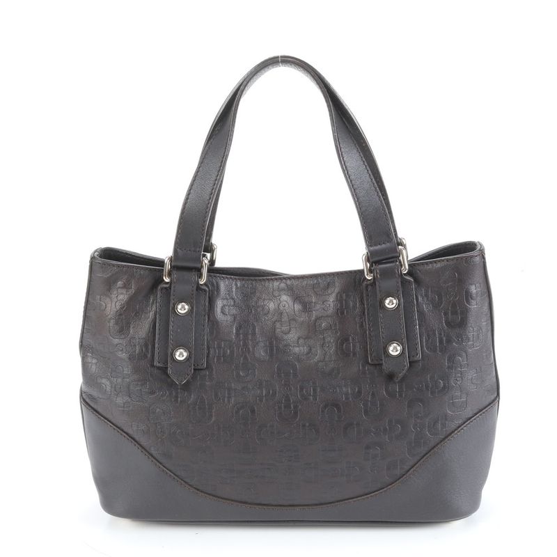 Polar Gucci Horsebit 272392 Leather Tote Bag Hand Brown Silver Hardware Women's