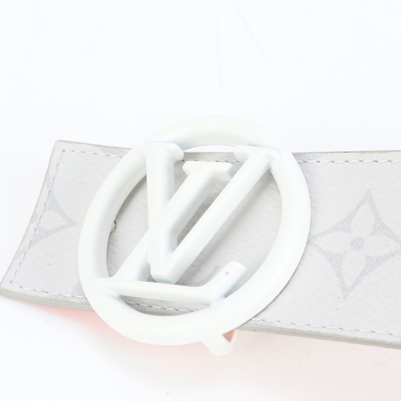 Louis Vuitton Monogram Santure LV Circle Belt M0169 Leather Business Men's EEE