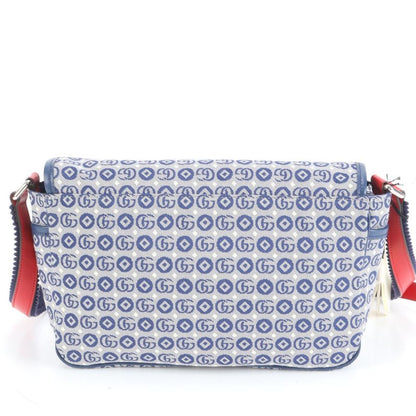 Unused Gucci Star GG Canvas Leather Shoulder Bag Crossbody 664143 Ladies MEE