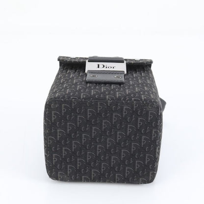 Polar Christian Dior Trotter Street Chic Vanity Bag Leather Hand Tote Black