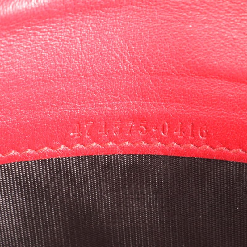 Gucci GG Marmont Velvet Velour Chain Shoulder Wallet Crossbody 474575 Long