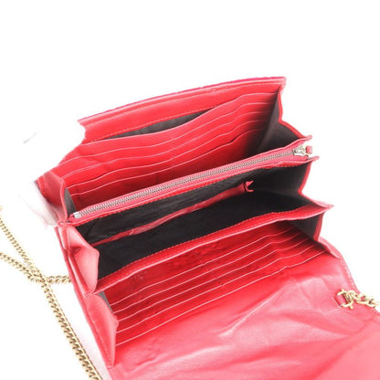 Gucci GG Marmont Velvet Velour Chain Shoulder Wallet Crossbody 474575 Long