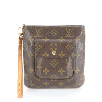 Polar Louis Vuitton Monogram Partition M51901 Leather Handbag Pouch Clutch