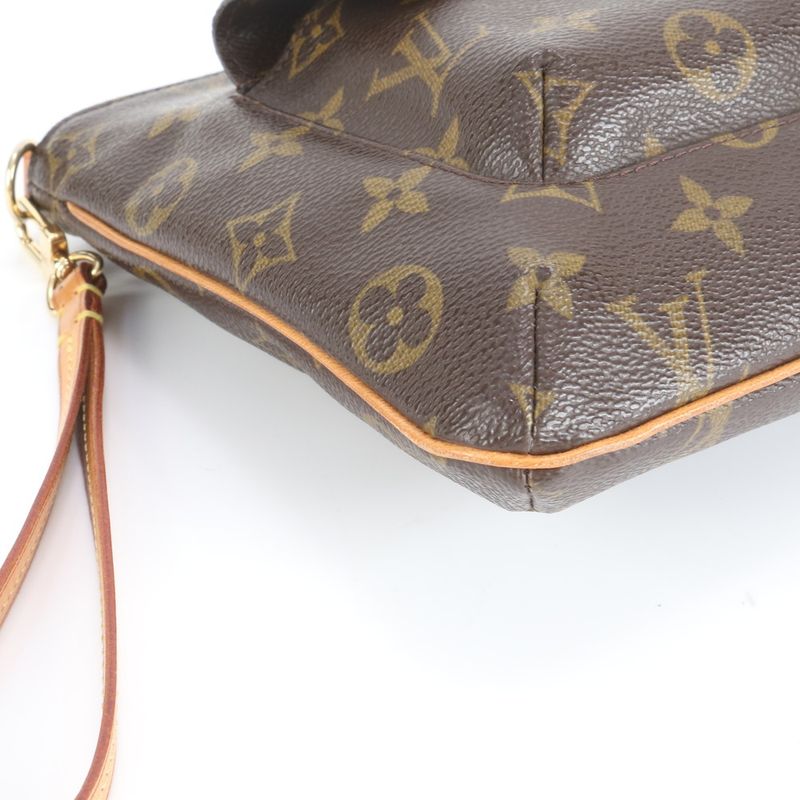 Polar Louis Vuitton Monogram Partition M51901 Leather Handbag Pouch Clutch