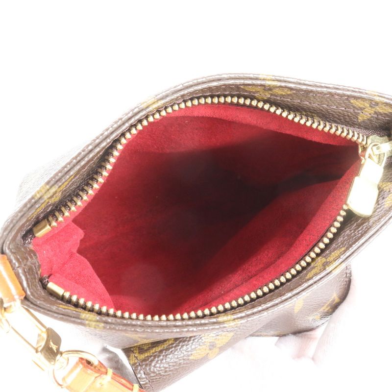 Polar Louis Vuitton Monogram Partition M51901 Leather Handbag Pouch Clutch