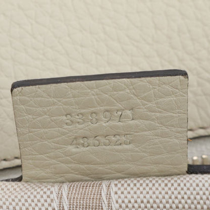 Polar Gucci Interlocking G Leather 2WAY Shoulder Bag Crossbody Hand Tote 338971