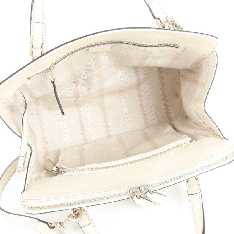 Polar Gucci Interlocking G Leather 2WAY Shoulder Bag Crossbody Hand Tote 338971