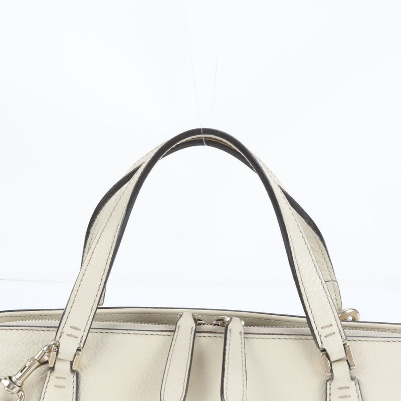 Polar Gucci Interlocking G Leather 2WAY Shoulder Bag Crossbody Hand Tote 338971