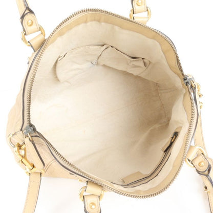 Guccissima Scarlet Leather 2WAY Shoulder Bag Crossbody Hand Tote 282299 Genuine