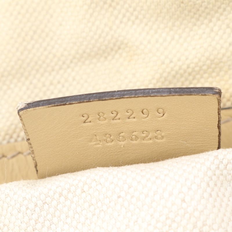 Guccissima Scarlet Leather 2WAY Shoulder Bag Crossbody Hand Tote 282299 Genuine