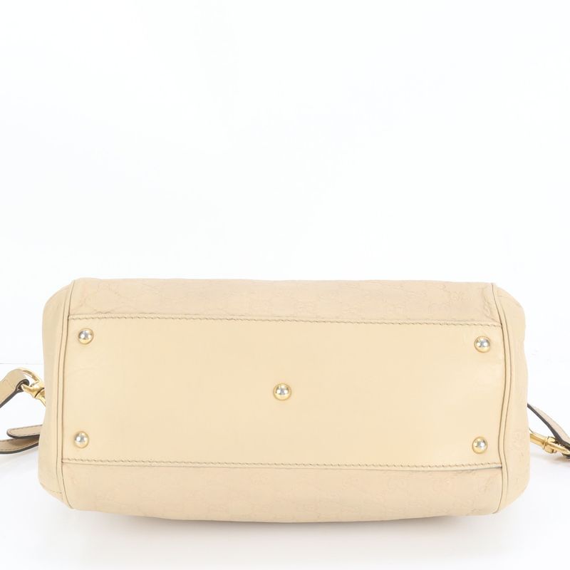 Guccissima Scarlet Leather 2WAY Shoulder Bag Crossbody Hand Tote 282299 Genuine