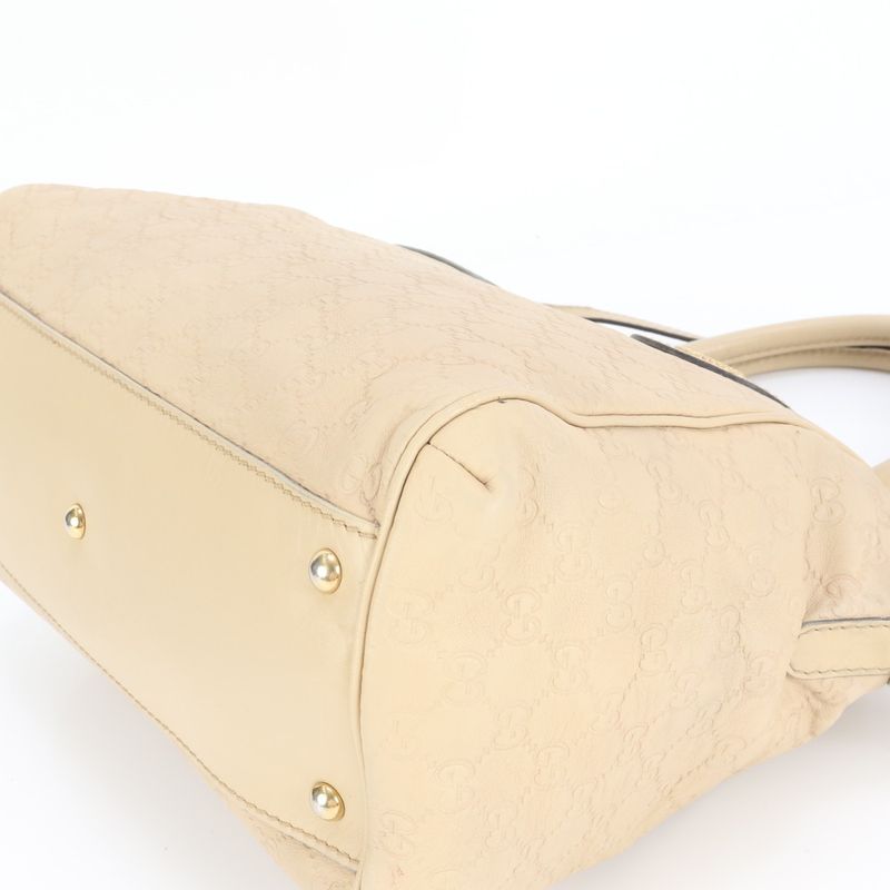 Guccissima Scarlet Leather 2WAY Shoulder Bag Crossbody Hand Tote 282299 Genuine