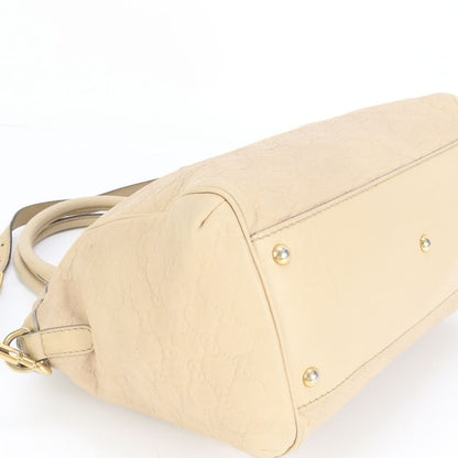 Guccissima Scarlet Leather 2WAY Shoulder Bag Crossbody Hand Tote 282299 Genuine