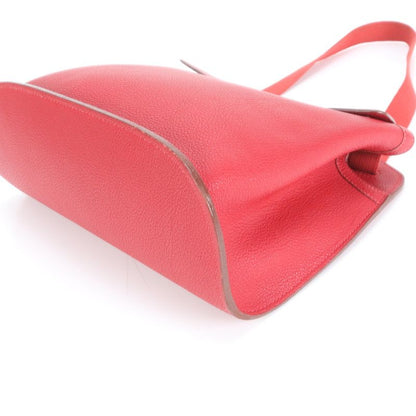 Polar Hermes □F Mark Sherpa Bandouliere Leather Shoulder Bag Shoulder One