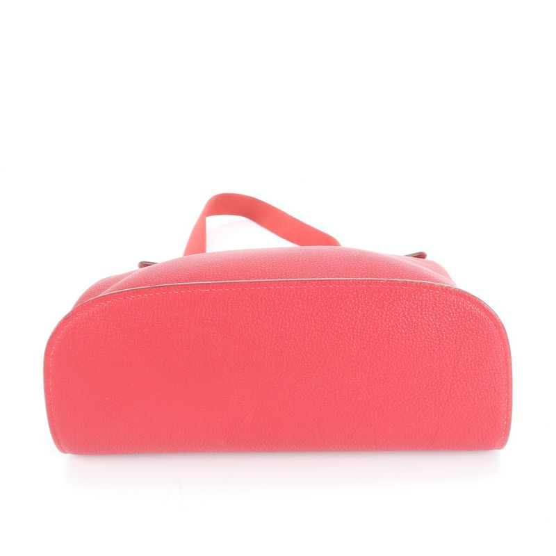 Polar Hermes □F Mark Sherpa Bandouliere Leather Shoulder Bag Shoulder One