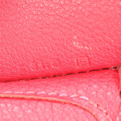 Polar Hermes □F Mark Sherpa Bandouliere Leather Shoulder Bag Shoulder One