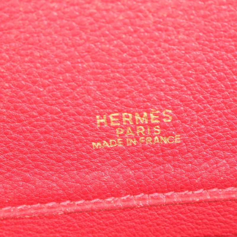 Polar Hermes □F Mark Sherpa Bandouliere Leather Shoulder Bag Shoulder One