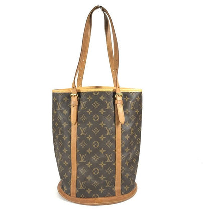 Louis Vuitton Shoulder Bag Bucket GM Bucket GM M42236 Monogram Canvas Brown