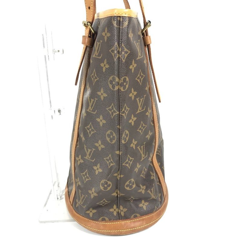 Louis Vuitton Shoulder Bag Bucket GM Bucket GM M42236 Monogram Canvas Brown