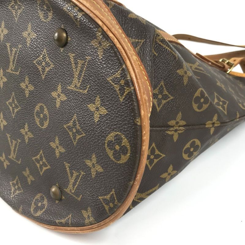 Louis Vuitton Shoulder Bag Bucket GM Bucket GM M42236 Monogram Canvas Brown